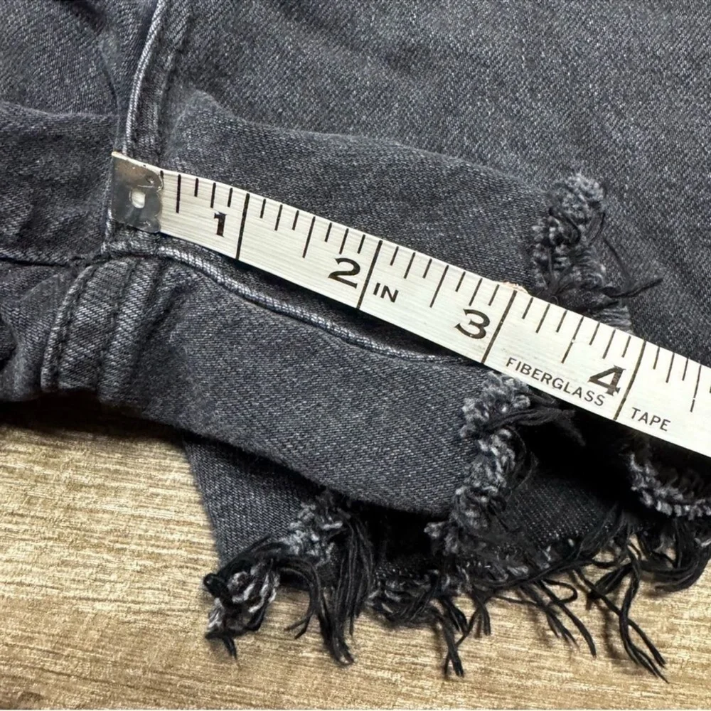 Rolla’s Black Original Short High Rise Cut Off Jean Shorts Size 25 - Picture 6 of 10